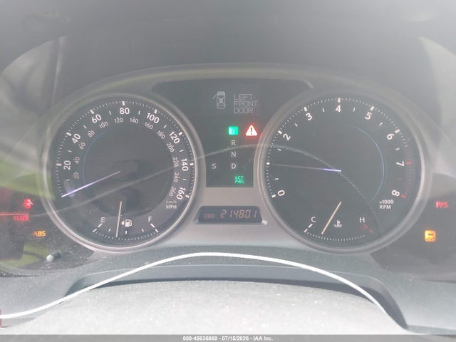 Aukcja sprzedaży 2008 Lexus Is 250, vin: JTHBK262085076595, numer aukcji: 45636869