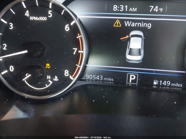 45636981 :رقم المزاد ، 1N4BL4CV0LC265573 vin ، 2020 Nissan Altima Sr Fwd مزاد بيع