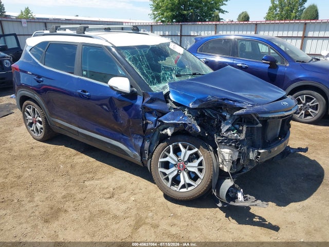 2021 Kia Seltos S Turbo მანქანა იყიდება აუქციონზე, vin: KNDEUCA25M7146497, აუქციონის ნომერი: 45637064