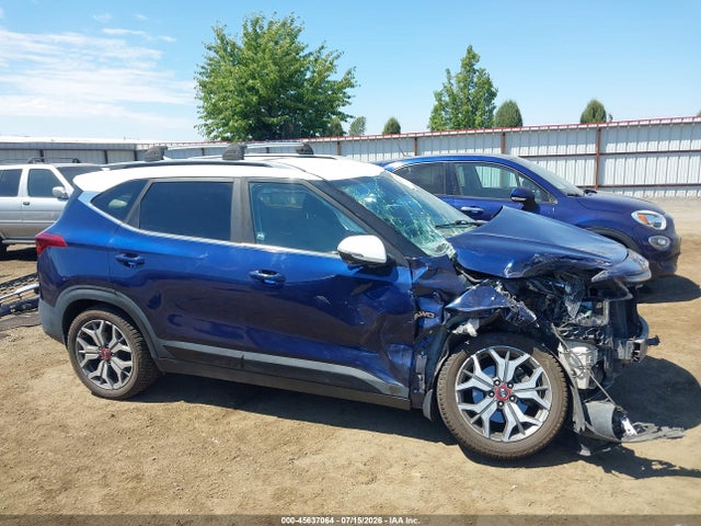2021 Kia Seltos S Turbo მანქანა იყიდება აუქციონზე, vin: KNDEUCA25M7146497, აუქციონის ნომერი: 45637064