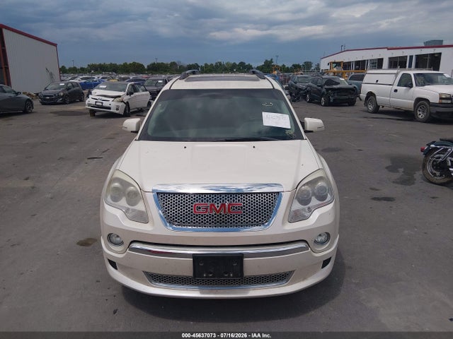 2012 Gmc Acadia Denali მანქანა იყიდება აუქციონზე, vin: 1GKKVTED6CJ394615, აუქციონის ნომერი: 45637073