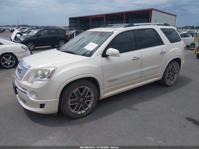 2012 Gmc Acadia Denali მანქანა იყიდება აუქციონზე, vin: 1GKKVTED6CJ394615, აუქციონის ნომერი: 45637073