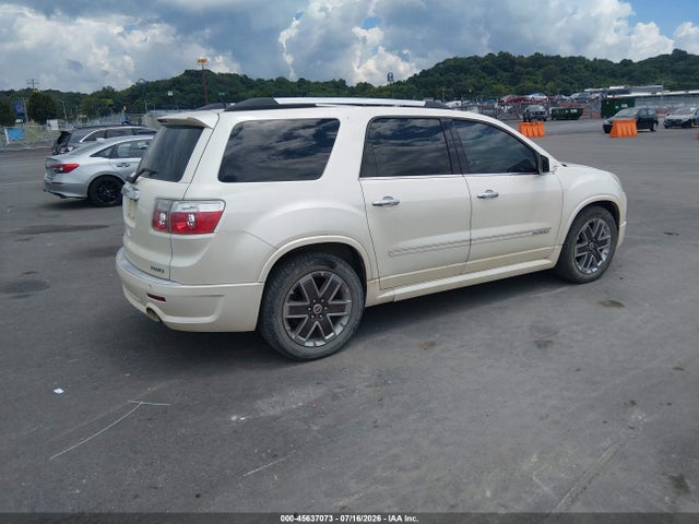 2012 Gmc Acadia Denali მანქანა იყიდება აუქციონზე, vin: 1GKKVTED6CJ394615, აუქციონის ნომერი: 45637073