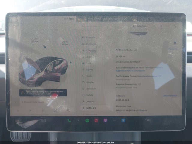 45637074 :رقم المزاد ، 5YJ3E1EA1RF771264 vin ، 2024 Tesla Model 3 Long Range Dual Motor All-wheel Drive/rear-wheel Drive مزاد بيع