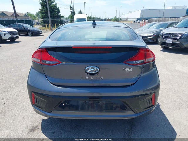 KMHC65LC8JU076702 Hyundai Ioniq Hybrid Blue