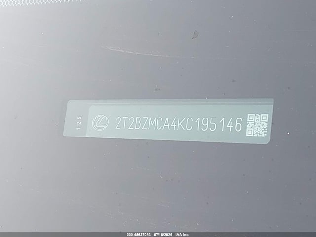 Lexus RX 350 2019 2T2BZMCA4KC195146 Image 9