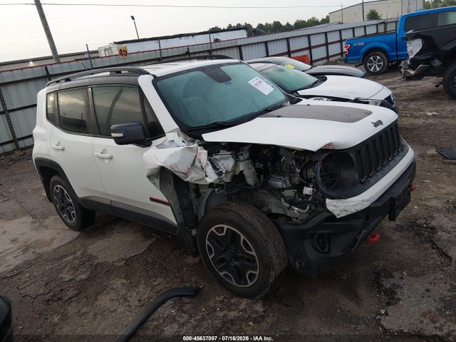 Aukcja sprzedaży 2017 Jeep Renegade Trailhawk 4x4, vin: ZACCJBCB7HPE54402, numer aukcji: 45637087