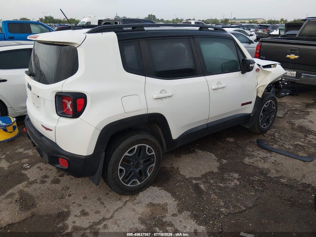 Aukcja sprzedaży 2017 Jeep Renegade Trailhawk 4x4, vin: ZACCJBCB7HPE54402, numer aukcji: 45637087