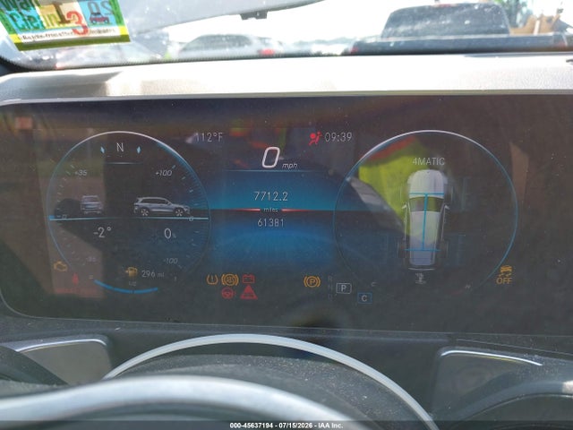 2020 Mercedes-benz Glb 250 4matic მანქანა იყიდება აუქციონზე, vin: WDC4M4HB8LW007003, აუქციონის ნომერი: 45637194