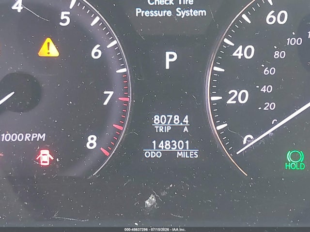 45637296 :رقم المزاد ، JTHGL46F075002075 vin ، 2007 Lexus Ls 460 L مزاد بيع