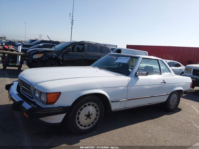 1988 Mercedes-benz 560 Sl მანქანა იყიდება აუქციონზე, vin: WDBBA48D7JA083408, აუქციონის ნომერი: 45637557