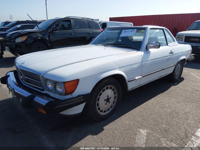 1988 Mercedes-benz 560 Sl მანქანა იყიდება აუქციონზე, vin: WDBBA48D7JA083408, აუქციონის ნომერი: 45637557