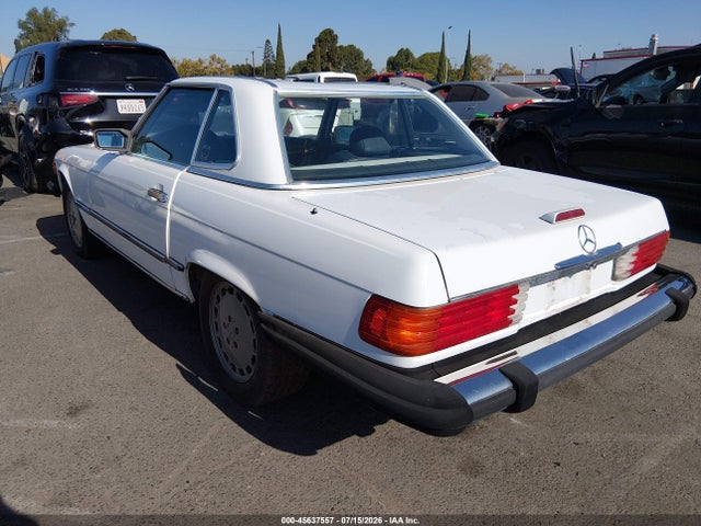 1988 Mercedes-benz 560 Sl მანქანა იყიდება აუქციონზე, vin: WDBBA48D7JA083408, აუქციონის ნომერი: 45637557