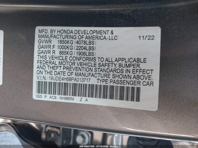 Acura Integra A-spec Technology 2023 19UDE4H68PA013717 Image 9