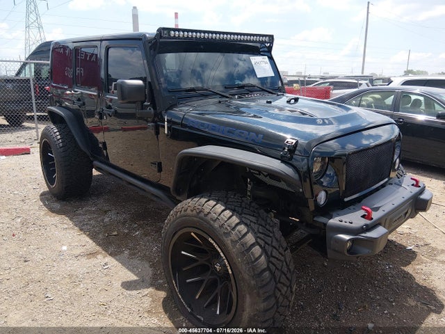 45637704 :رقم المزاد ، 1C4BJWFG1GL197444 vin ، 2016 Jeep Wrangler Unlimited Rubicon Hard Rock مزاد بيع
