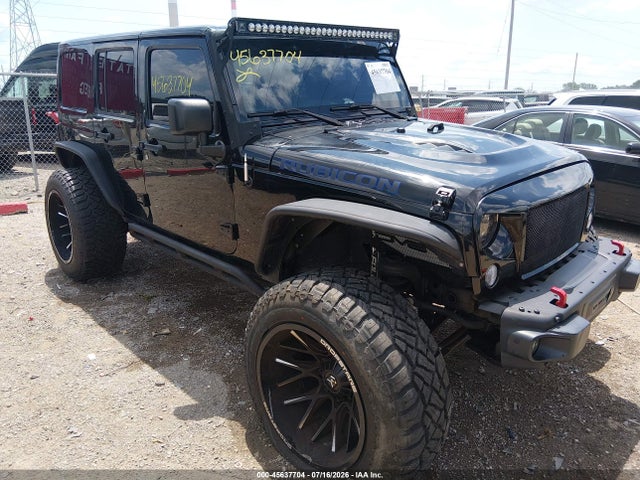Продажа на аукционе авто 2016 Jeep Wrangler Unlimited Rubicon Hard Rock, vin: 1C4BJWFG1GL197444, номер лота: 45637704