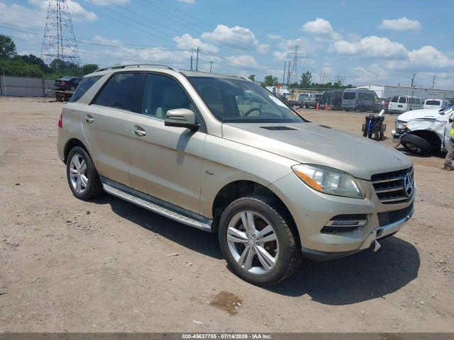 Aukcja sprzedaży 2012 Mercedes-benz Ml 350 Bluetec 4matic, vin: 4JGDA2EB4CA012960, numer aukcji: 45637755