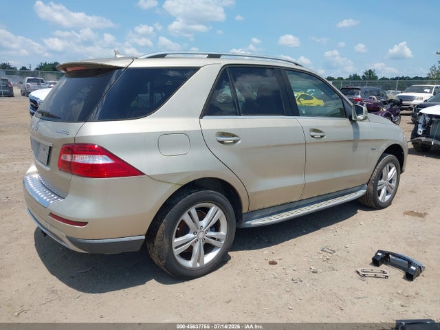 Aukcja sprzedaży 2012 Mercedes-benz Ml 350 Bluetec 4matic, vin: 4JGDA2EB4CA012960, numer aukcji: 45637755