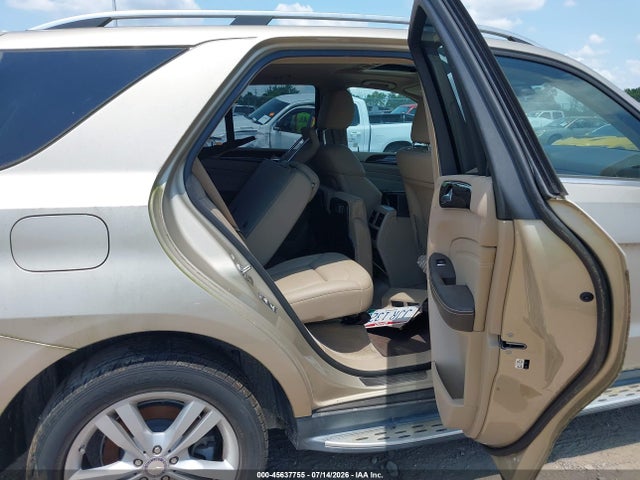 Aukcja sprzedaży 2012 Mercedes-benz Ml 350 Bluetec 4matic, vin: 4JGDA2EB4CA012960, numer aukcji: 45637755