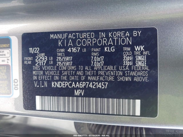 KIA Seltos Lx 2023 KNDEPCAA6P7421457 Image 9