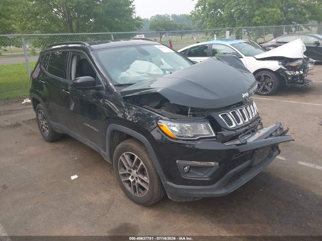 2017 Jeep Compass Latitude მანქანა იყიდება აუქციონზე, vin: 3C4NJDBB4HT651154, აუქციონის ნომერი: 45637781