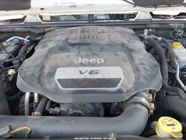 45637788 :رقم المزاد ، 1C4BJWEG3GL193624 vin ، 2016 Jeep Wrangler Unlimited Sahara مزاد بيع