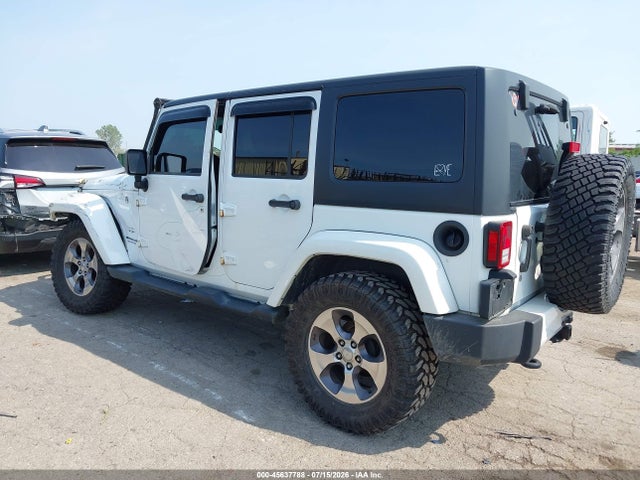 45637788 :رقم المزاد ، 1C4BJWEG3GL193624 vin ، 2016 Jeep Wrangler Unlimited Sahara مزاد بيع