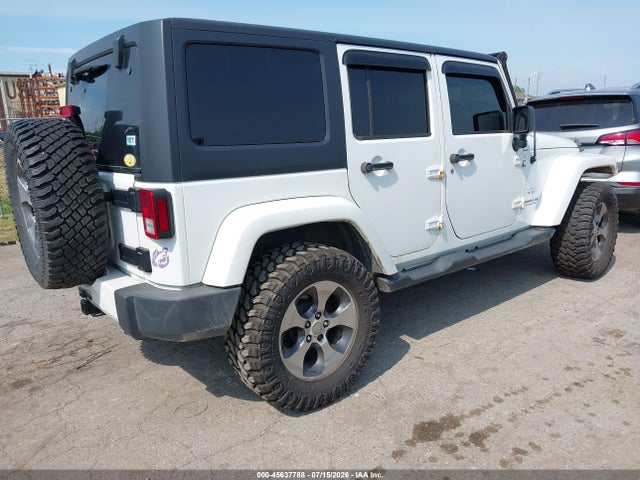 45637788 :رقم المزاد ، 1C4BJWEG3GL193624 vin ، 2016 Jeep Wrangler Unlimited Sahara مزاد بيع