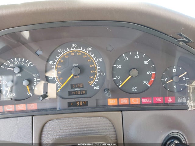 Aukcja sprzedaży 1995 Mercedes-benz S 420, vin: WDBGA43E5SA237640, numer aukcji: 45637800