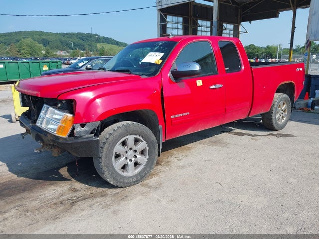 45637877 :رقم المزاد ، 1GTSKVE38AZ208160 vin ، 2010 Gmc Sierra 1500 Sle مزاد بيع