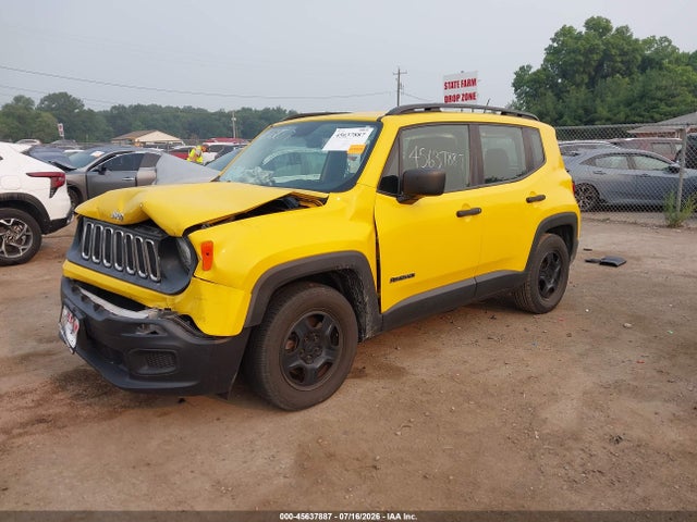 Aukcja sprzedaży 2015 Jeep Renegade Sport, vin: ZACCJAAT0FPB56065, numer aukcji: 45637887