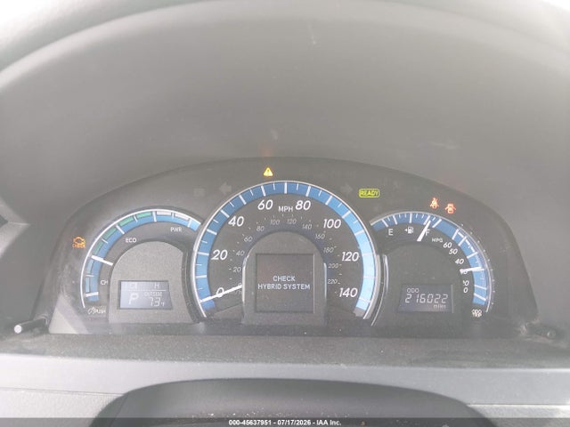 Aukcja sprzedaży 2013 Toyota Camry Hybrid Xle, vin: 4T1BD1FK3DU071960, numer aukcji: 45637951