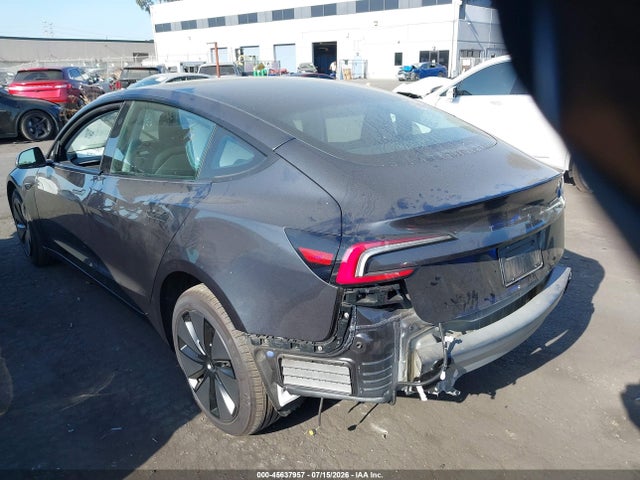Auction sale of the 2025 Tesla Model 3 Long Range Rear-wheel Drive/standard Rear-wheel Drive, vin: 5YJ3E1EA1SF079561, lot number: 45637957