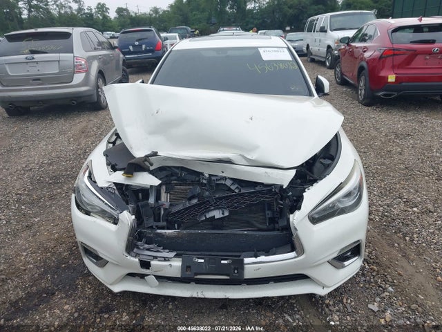 2019 Infiniti Q50 3.0t Luxe მანქანა იყიდება აუქციონზე, vin: JN1EV7AR0KM551847, აუქციონის ნომერი: 45638022