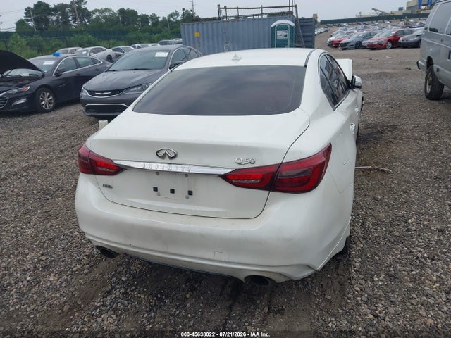 2019 Infiniti Q50 3.0t Luxe მანქანა იყიდება აუქციონზე, vin: JN1EV7AR0KM551847, აუქციონის ნომერი: 45638022