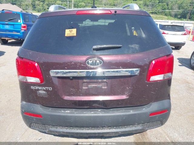 2013 Kia Sorento Lx მანქანა იყიდება აუქციონზე, vin: 5XYKT3A63DG383792, აუქციონის ნომერი: 45638078