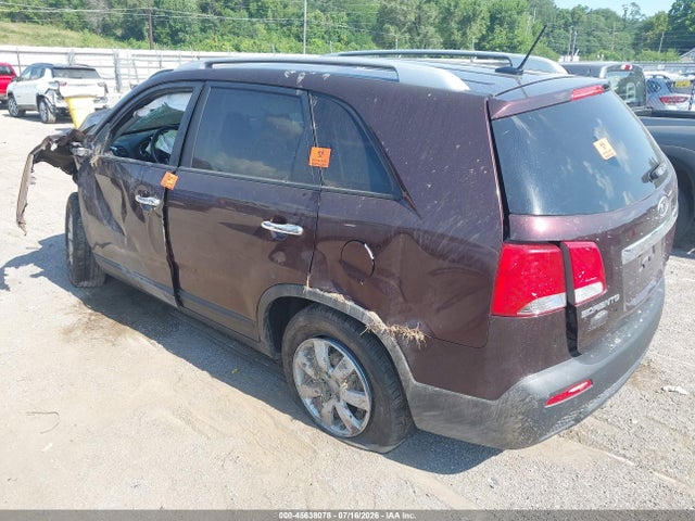 2013 Kia Sorento Lx მანქანა იყიდება აუქციონზე, vin: 5XYKT3A63DG383792, აუქციონის ნომერი: 45638078
