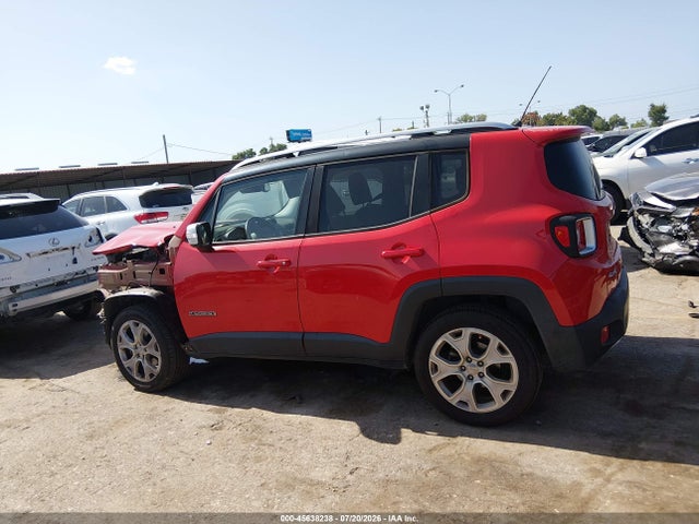 2016 Jeep Renegade Limited მანქანა იყიდება აუქციონზე, vin: ZACCJBDT2GPC69759, აუქციონის ნომერი: 45638238
