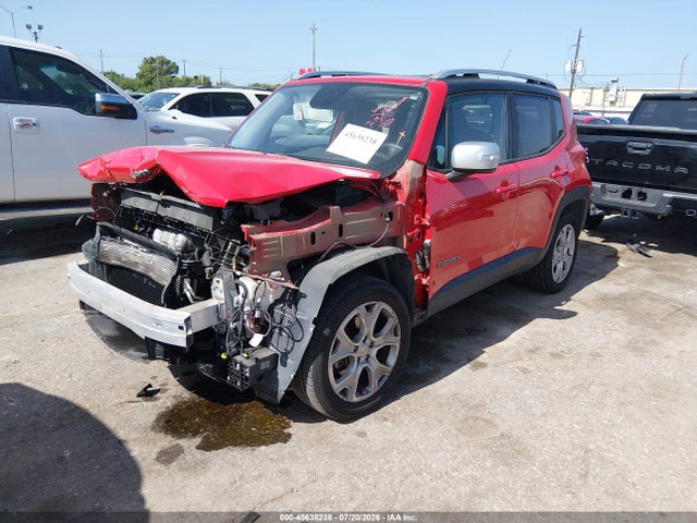 2016 Jeep Renegade Limited მანქანა იყიდება აუქციონზე, vin: ZACCJBDT2GPC69759, აუქციონის ნომერი: 45638238