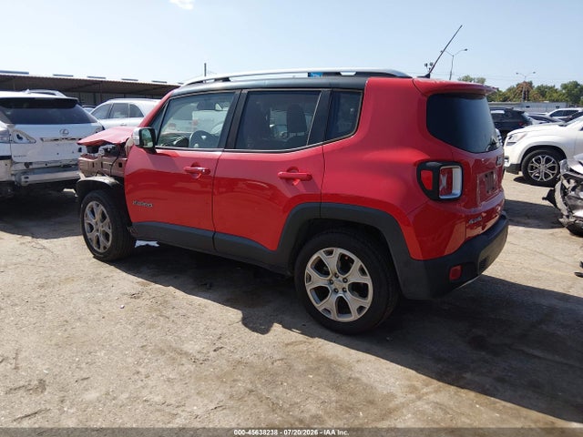 2016 Jeep Renegade Limited მანქანა იყიდება აუქციონზე, vin: ZACCJBDT2GPC69759, აუქციონის ნომერი: 45638238