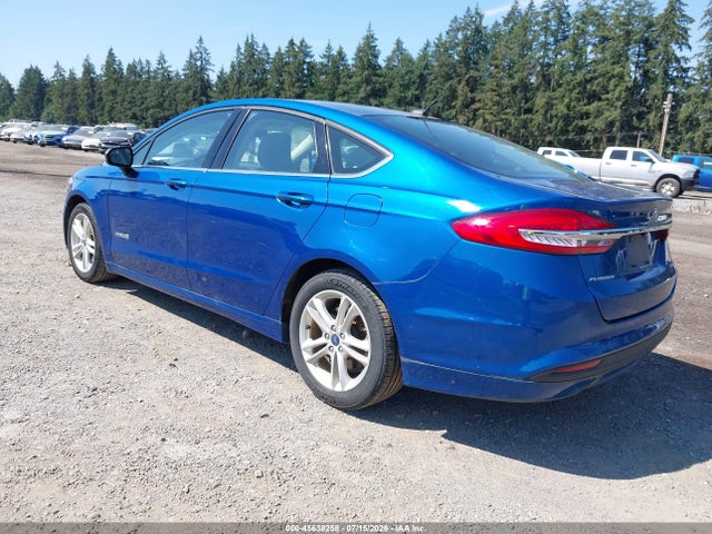 Ford Fusion Hybrid S 2018 3FA6P0UU7JR122851 Image 3