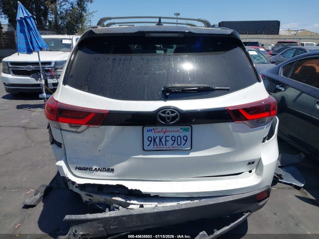5TDKZRFH9KS326010 Toyota Highlander Se