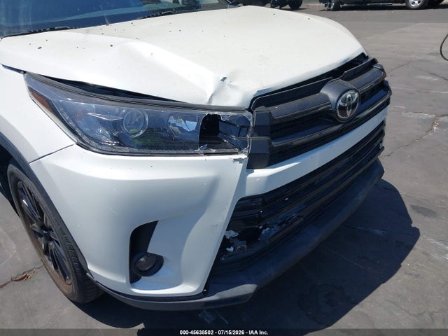 5TDKZRFH9KS326010 Toyota Highlander Se
