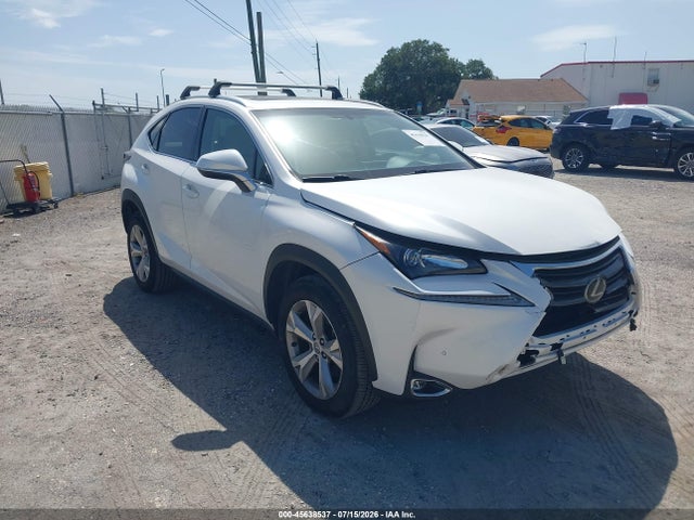 Продаж на аукціоні авто 2017 Lexus Nx 200t, vin: JTJYARBZ7H2083472, номер лоту: 45638537