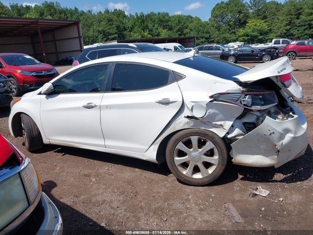 45638659 :رقم المزاد ، 5NPDH4AE9DH388754 vin ، 2013 Hyundai Elantra Limited مزاد بيع