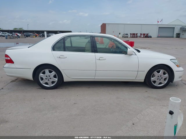 2004 Lexus Ls 430 მანქანა იყიდება აუქციონზე, vin: JTHBN36FX40163380, აუქციონის ნომერი: 45638690