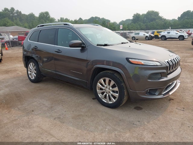 2018 Jeep Cherokee Overland 4x4 მანქანა იყიდება აუქციონზე, vin: 1C4PJMJX0JD594243, აუქციონის ნომერი: 45638732