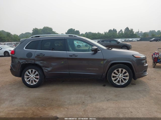45638732 :رقم المزاد ، 1C4PJMJX0JD594243 vin ، 2018 Jeep Cherokee Overland 4x4 مزاد بيع