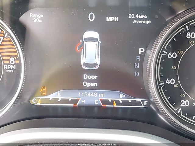 45638732 :رقم المزاد ، 1C4PJMJX0JD594243 vin ، 2018 Jeep Cherokee Overland 4x4 مزاد بيع
