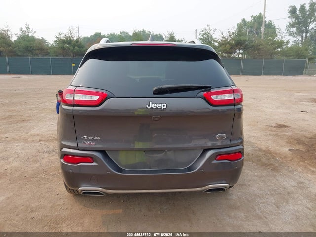 45638732 :رقم المزاد ، 1C4PJMJX0JD594243 vin ، 2018 Jeep Cherokee Overland 4x4 مزاد بيع